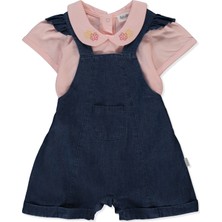 Bebetto Tencel Salopet 2li Takım (Flower Gırl) Lacivert