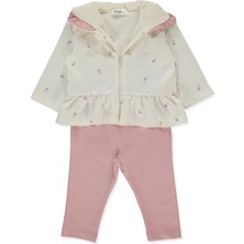 Bebetto Iki Ip Hırka 2li Takım (Blossom) Gül Kurusu