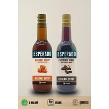 Esperado  Karamel - Çikolata  * Aromalı  KAHVE ŞURUBU - Şekersiz  750 ml * 2 ADET