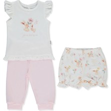 Bebetto Interlok Patiksiz Pijama Takımı 3lü (My Sun) Pembe