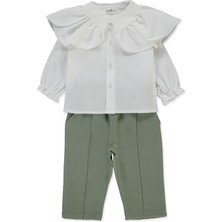 Bebetto Dokuma Pantolon 2li Takım (Stylısh) Yeşil