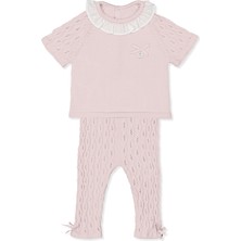 Bebetto Triko Ikili Takım (Burgu Desen) Pembe