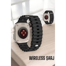 Ronanna 45 mm Gri Kasa Ultra Akıllı Saat Sesli Görüşme, Sağlık Takibi, Suya Dayanıklı