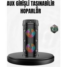 Ronanna Kablosuz Stereo Hoparlör USB + Sd Kart + Aux Destekli Bluetooth 5.0