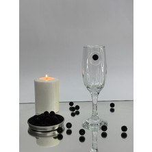 Ronanna Şampanya Kadehi̇ Si̇yah Inci̇ Böğürtlen  Fi̇gürlü 2'li̇