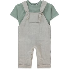 Bebetto Dokuma Salopet 2li Takım (Safarı Club) Yeşil