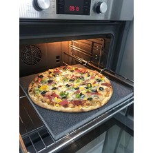 Misda Store Bazalt Fırın Pişirme & Pizza Taşı - Kare (30X30CM),FIRIN Taşı, Pizza Taşı, Mangal Taşı, Doğal Taş