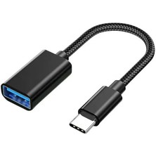 Misda Store PX-515 Type-C To Usb3.0 Otg Çevirici 15CM (Erkek-Dişi) (Iphone 15/16 ve Type C Otg Tüm Cihazlar ile Uyumlu)