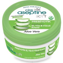 Misda Store Aseptine Soft Prebiyotik Aloe Vera El, Yüz ve Vücut Kremi 200 ml