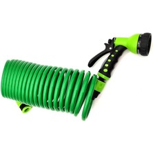 Misda Store Garden Fıskiye Tabancalı Spiralli Hortum Seti 7.5 Mt.