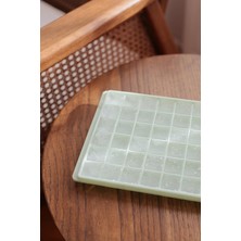 Misda Store Buz Kalıbı, 60 Bölmeli Kare Buzluk, Sunumluk Buzluk Kalıp (Yeşil)