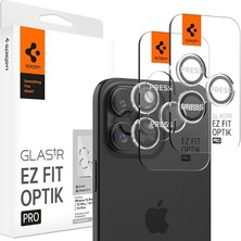 Misda Store iPhone 17 Pro Max / 17 Pro / 16 Pro Max / 16 Pro / 15 Pro Max / 15 Pro / 14 Pro Max / 14 Pro ile Uyumlu Kamera Lens Camı Koruyucu Kolay Kurulum Glas.tr Ez Fit Optik Pro 2 Adet Clear AGL06914