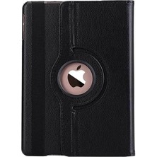 Misda Store Apple 11 Inç iPad (A16) / iPad Air 10.9 Inç/ipad 10.nesil 10.9 Wi-Fi Yatay ve Dikey Standlı 360 Derece Döner Tablet Kılıfı Siyah