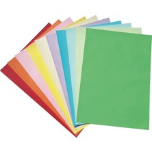 Misda Store A4 Renkli Fon Kartonu 23X34 10'lu (2'li Paket) 10 Renk