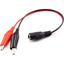 Misda Store Lua 5.5x2.5mm Dişi To Krokodil Çevirici 25CM Kablo