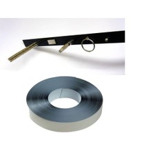 Misda Store 1 Metre Mıknatıs Tutan Yapışkanlı Metal Şerit Bant Siyah - 2 cm Genişlik