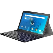 Misda Store Lenovo Tab M10 TB-X505L X505F 10.1 Bluetooth Klavyeli Standlı Kılıf - Bkk4