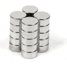 Misda Store Magneteksan Ø6x3 mm Neodimyum Yuvarlak Silindirik Mıknatıs - 50 Adet Set