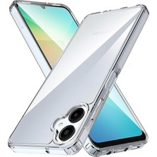 Misda Store Samsung Galaxy A06 Uyumlu Darbe Önleyici Sararmaya Dayanıklı Airbag Korumalı Ultra Slim Tpu Şeffaf Silikon Kılıf (Şeffaf, Samsung Galaxy A06)