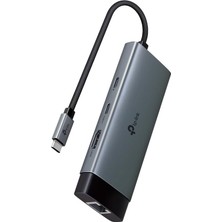 Misda Store UH6120C, 1 Hdmı, 1 100W Hızlı Şarj Portu, 1 Usb-C, 2 Usb-A 3.0 Port ve Type C Den Gigabit Ethernet Dönüştürücü