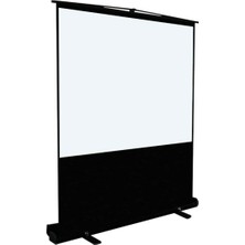 Misda Store 145X82 cm Taşınabilir Portatif Pull Up Floor Screen Projeksiyon Perdesi