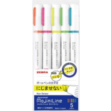 Misda Store Justfit Fosforlu Kalem 5li Pvc