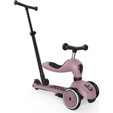 Misda Store & Ride Highwaykick 1 Push And Go Kickboard Oturaklı Çocuk Scooter'ı, 2'si 1 Arada Direksiyonlu Denge Bisikleti, 1 2 Yaşından Itibaren, Yüksekliği Ayarlanabilir, Aletsiz