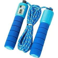 Misda Store Renkli Sayaçlı Atlama Ipi Çocuklara Özel Atlama Ipi Çocuk Oyun Atlama Ipi Kardiyo Ipi Mavi