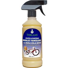 Misda Store Parfümlü Bisiklet Temizleyici Hızlı Cila 500 ml + Mikrofiber Bez