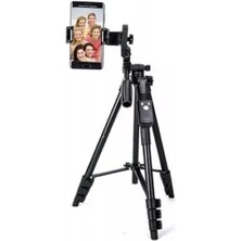 Misda Store Tripod Aliminyum Gövdeli Profesyonel Telefon Tutucu Çantalı 150 cm Tripod Neepho F8810 Bluetooth Kuamandalı
