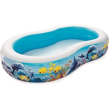 Misda Store Family Pool Sea Ground, 262 x 157 x 46 Cm, Çok Renkli