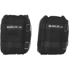 Misda Store El Ayak Bilek Kas Güçlendirici Ağırlık Seti,2 x 3 Kg,siyah