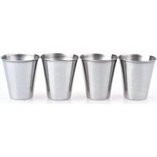 Misda Store Adet 70 Ml. Çelik Shot Kahve Kamp Bardağı DF37X