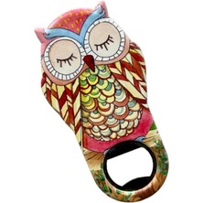 Misda Store Baykuş Şişe Açacağı Mıknatıs, Buzdolabı Mıknatısı Silikon Metal Şişe Açacağı Bira Kola Barmen Mutfak Barmen Metal Yenilik Sevimli Eğlenceli Şekil, Benzersiz Doğum Günü Bira Hediye Fikirleri