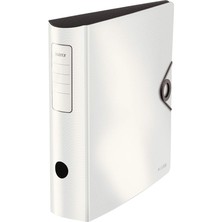 Misda Store 180° Active Solid Geniş Klasör, Beyaz, A4, 82 mm Genişliğinde Yuvarlak Sırt, Elastik Bantlı, Hafif Polyfoam Malzeme, 10471001