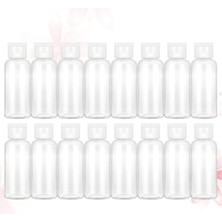 Misda Store 16 Adet Tuvalet Malzemeleri Için Seyahat Kapları Losyon Seyahat Kabı Tuvalet Malzemeleri Için Seyahat Şişeleri Kapaklı Kaplar Losyon Şişesi Beyaz Kozmetik Şişesi Istiridye Kabuğu