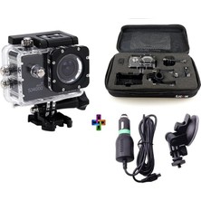 Misda Store Aksiyon Kameraları Için Darbeye ve Suya Dayanıklı Portatif Esnek Büyük Boy Aksesuar Çantası