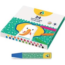 Misda Store Pastel Boya, 24 Renk, Canlı ve Örtücü Renkler, Rahat ve Yumuşak Kullanım, Dökülmeyi Önleyen Ambalaj, Sağlığa Zararsız