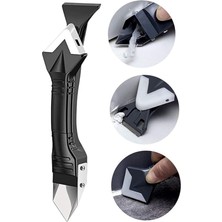 Misda Store Fayans Silikon Sıyırıcı Derz Kazıyıcı ve Uygulayıcı Aparat 3ü1 Arada