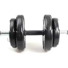 Misda Store Spor 15 kg (1x 15 Kg) Dambıl Seti ve Ağırlık Seti Vücut Geliştirme Aleti