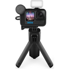 Misda Store HERO12 Black Creator Edition - Volta (Pil Sapı, Tripod, Uzaktan Kumanda), Media Mod, Light Mod, Enduro Pil ve Taşıma Çantası Içerir, 1080P