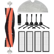 Misda Store Pro 2+3d (Dikkat: Kameralı-Plus Global) Xiaomi Uyumlu Yedek Fırça Hepa Filtre Mop Seti-11 Parça