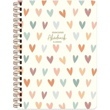 Misda Store Color 16 * 23 Spiralli Akademik Ajanda - Kalp