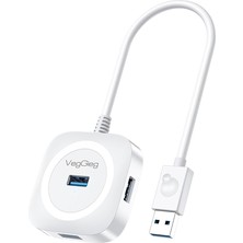 Misda Store Port USB 3.0 Çoklayıcı Hub Beyaz