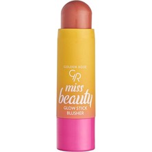 Misda Store Rose gr Mıss Beauty Glow Stıck Blusher NO:01PEACH Flash