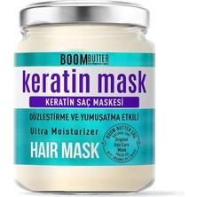 Misda Store Butter Güçlendirici & Onarıcı Keratin Saç Maskesi, Kırılma Karşıtı & Yoğun Besleyici, Yıpranmış Saçlar Için, Derinlemesine Nemlendirici & Parlaklık Veren Bakım, 190 ml