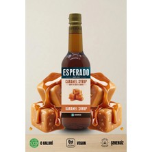 Esperado  ŞEKERSİZ-SUGAR FREE  KARAMEL AROMALI KAHVE ŞURUBU - 750 ml