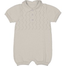 Bebetto Triko Golf Tulum (Zikzak Desen) Ekru