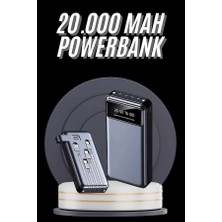 Ronanna Hızlı Şarj Özellikli 20.000 Mah Dijital Göstergeli USB Girişli Android ve Ios Uyumlu Powerbank