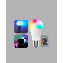 Ronanna Renk Değiştiren Rgb LED Ampul 16 Renk Uzaktan Kumandalı 2025 Model